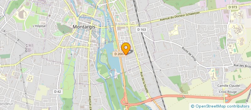 localisation de l'entreprise DU LAC à MONTARGIS