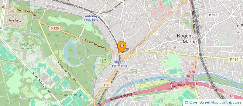 localisation de l'entreprise DU LAC à NOGENT-SUR-MARNE