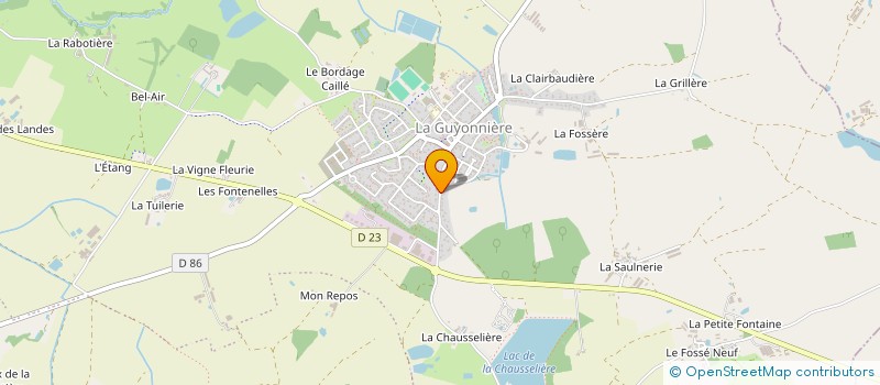 localisation de l'entreprise DU LAC à MONTAIGU-VENDEE