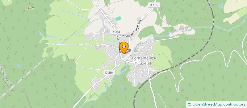 localisation de l'entreprise DU LAC  FONTAINE-LES-LUXEUIL