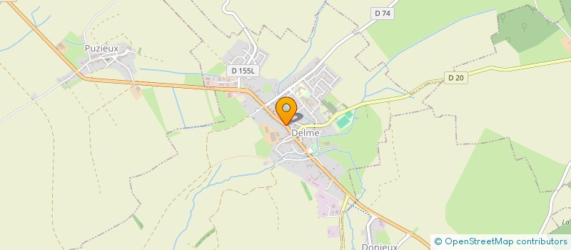 localisation de l'entreprise DU LAC  DELME