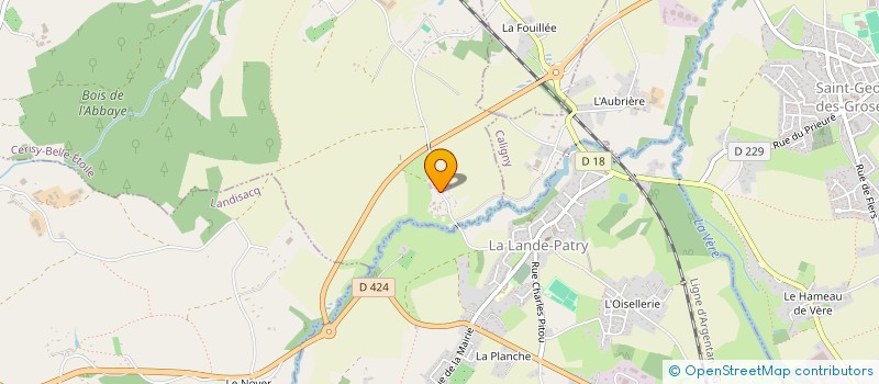 localisation de l'entreprise DU LAC  CERISY-BELLE-ETOILE