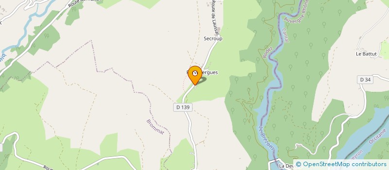 localisation de l'entreprise DU LAC  THERONDELS