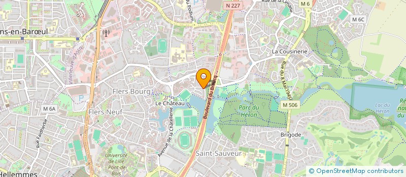 localisation de l'entreprise DU LAC CHANTECLERC à VILLENEUVE-D'ASCQ