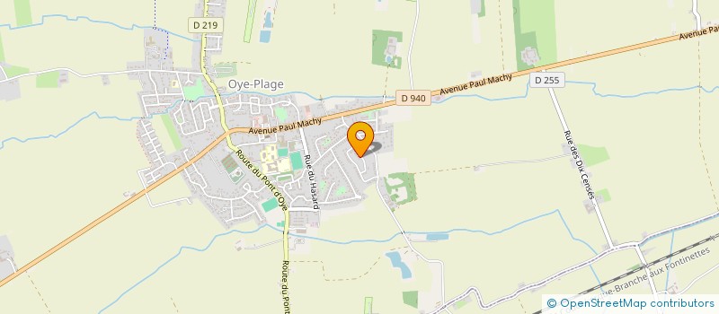 localisation de l'entreprise DU LAC D'OYE  OYE-PLAGE