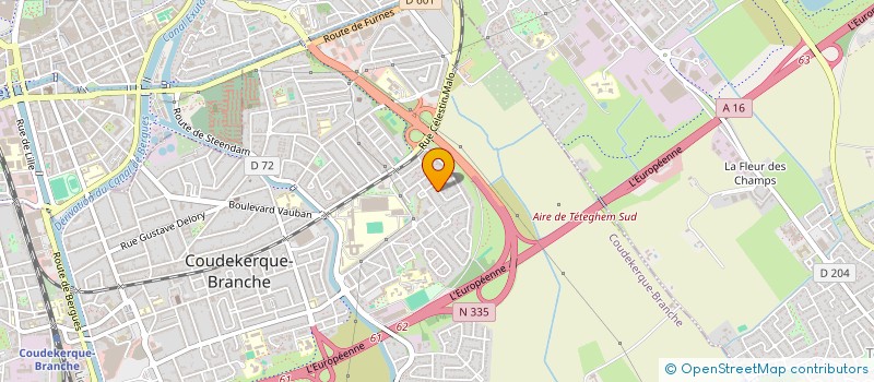 localisation de l'entreprise DU LANGUEDOC  COUDEKERQUE-BRANCHE