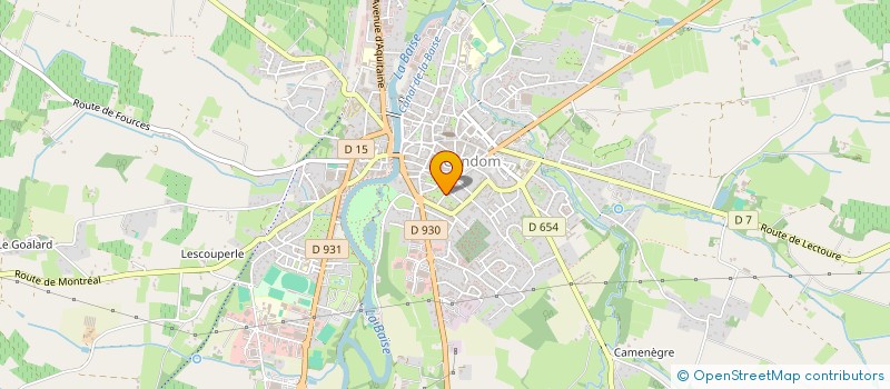 localisation de l'entreprise DU LANZ à CONDOM