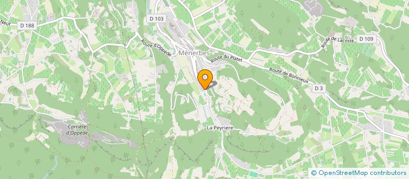 localisation de l'entreprise DU LARMONT  MENERBES