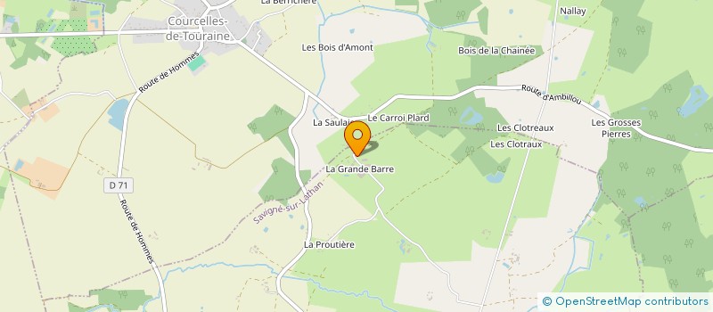 localisation de l'entreprise DU LATHAN à SAVIGNE SUR LATHAN