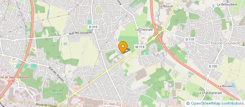 localisation de l'entreprise DU LAUNAY à BASSE-GOULAINE