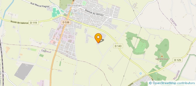 localisation de l'entreprise DU LAVOIR  BOURG-DE-PEAGE