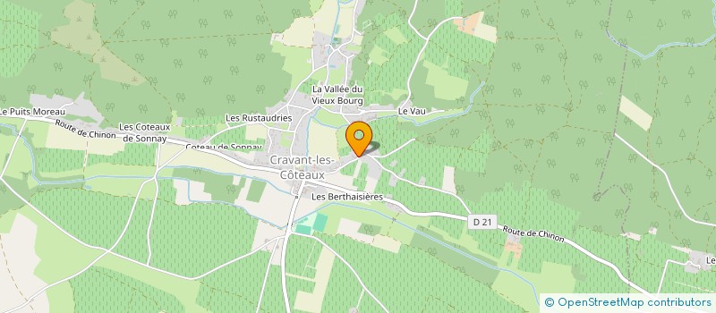 localisation de l'entreprise DU LAVOIR à CRAVANT-LES-COTEAUX
