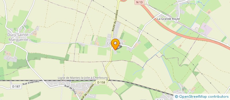 localisation de l'entreprise DU LAVOIR  LOUCELLES