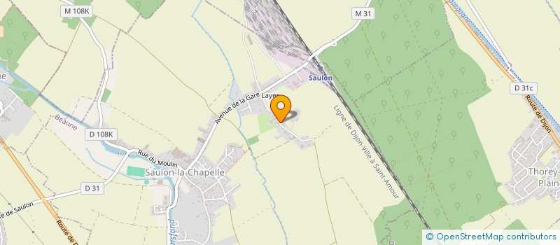 localisation de l'entreprise DU LAYER  SAULON-LA-CHAPELLE