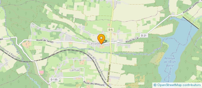 localisation de l'entreprise DU LECAYA  LASLADES