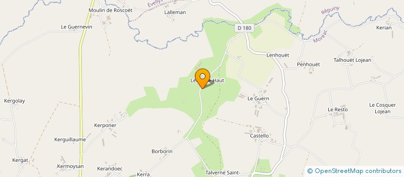 localisation de l'entreprise DU LERENE à MOREAC
