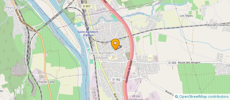 localisation de l'entreprise DU LEVANT à SAINT-RAMBERT-D'ALBON