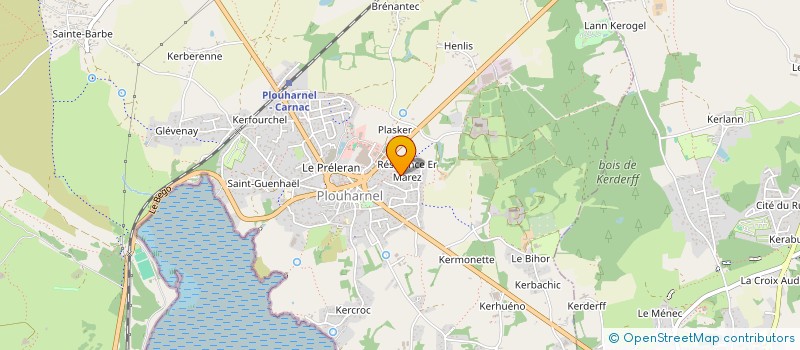 localisation de l'entreprise DU LEVANT  PLOUHARNEL