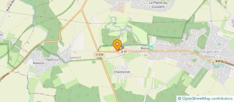 localisation de l'entreprise DU LEVANTIN  FORGES-LES-BAINS