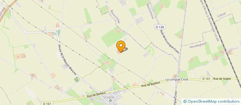 localisation de l'entreprise DU LIDO  STAPLE