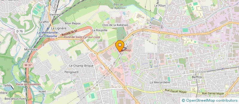 localisation de l'entreprise DU LIEN ET DU SENS  SAINT-CYR-SUR-LOIRE