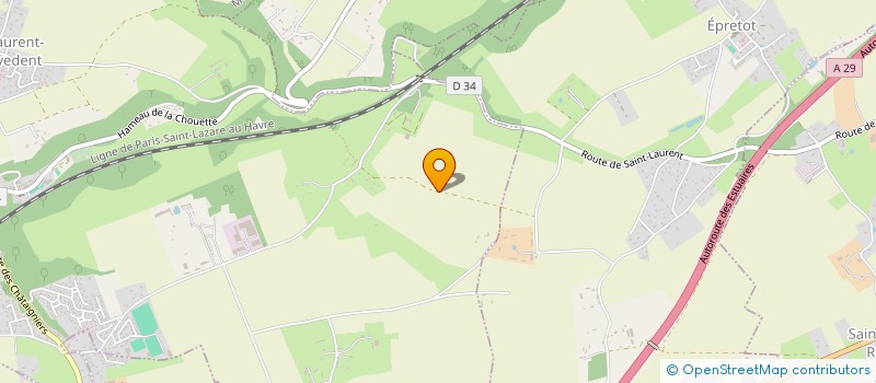 localisation de l'entreprise DU LIN  GAINNEVILLE