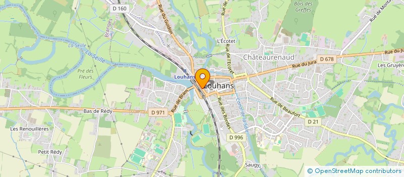 localisation de l'entreprise DU LIN, DES FILS, DES POINTS... à LOUHANS