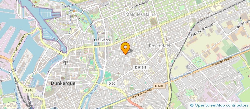 localisation de l'entreprise DU LION à DUNKERQUE