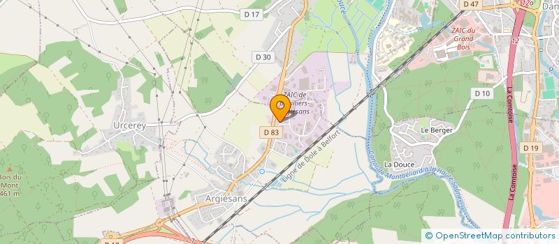localisation de l'entreprise DU LION à ARGIESANS