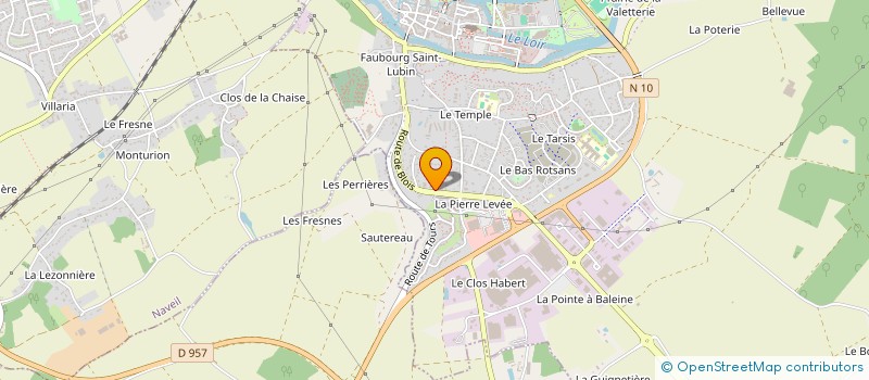 localisation de l'entreprise DU LIT DE LA RIVIERE  VENDOME