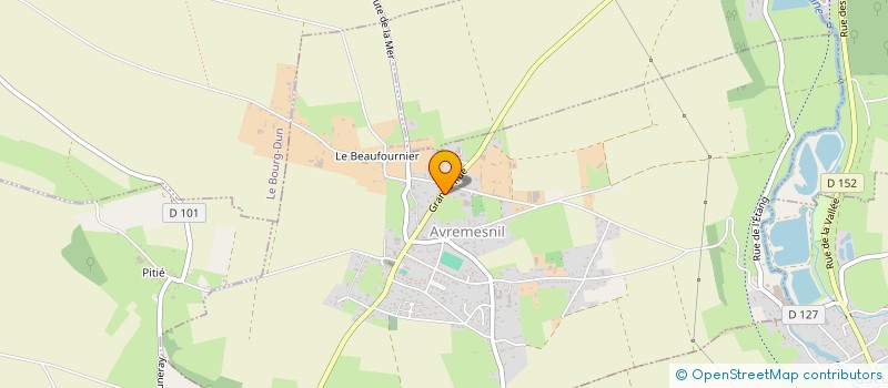 localisation de l'entreprise DU LITTORAL  AVREMESNIL