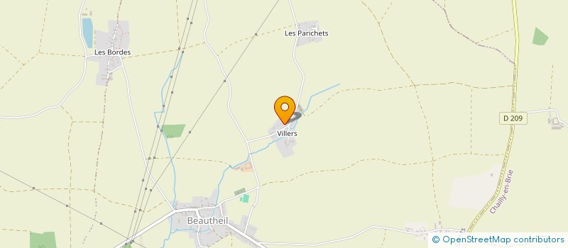 localisation de l'entreprise DU LOGIS (E.A.R.L.)  AULNOY