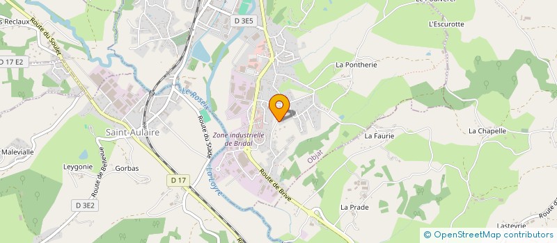 localisation de l'entreprise DU LONG CHAMPS  OBJAT