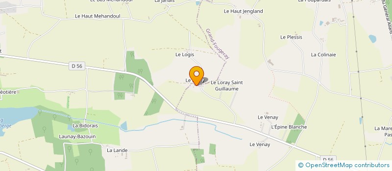 localisation de l'entreprise DU LORAY  GRAND-FOUGERAY