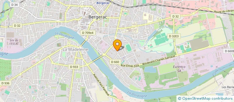localisation de l'entreprise DU LORIOT à BERGERAC