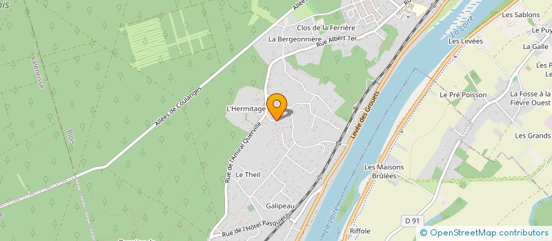 localisation de l'entreprise DU LOSANGE  BLOIS