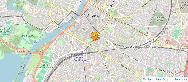 localisation de l'entreprise DU LOUET  ANGERS