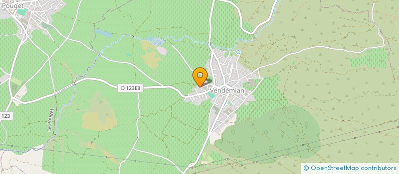 localisation de l'entreprise DU LOUGAB  ADISSAN