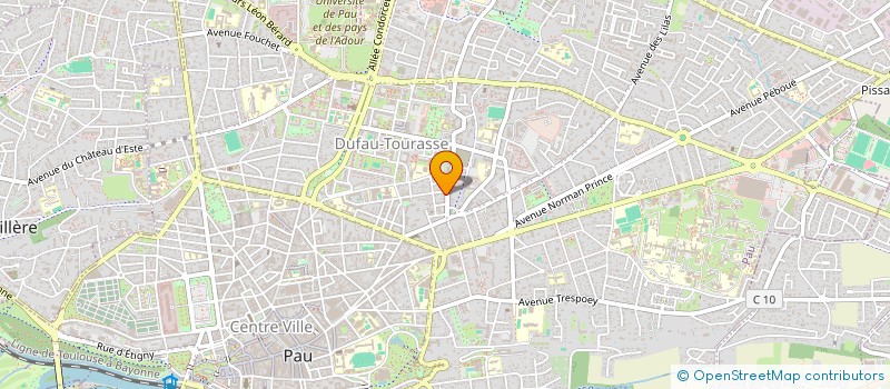 localisation de l'entreprise DU LOUP à PAU