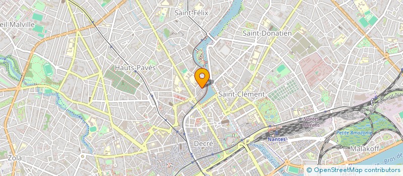 localisation de l'entreprise DU LOURON à NANTES