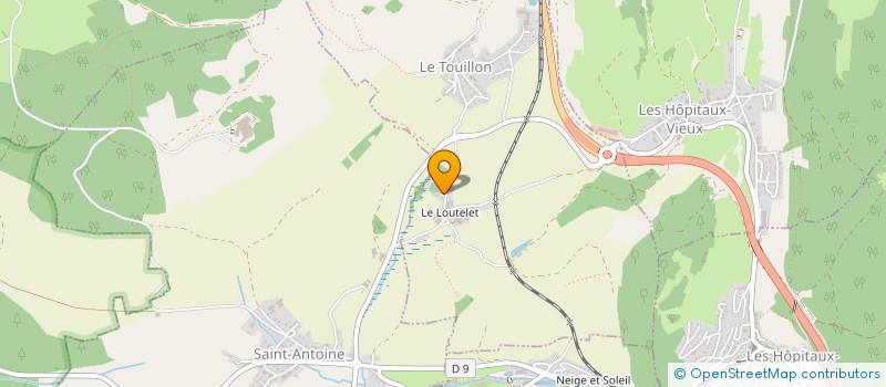 localisation de l'entreprise DU LOUTELET à TOUILLON-ET-LOUTELET