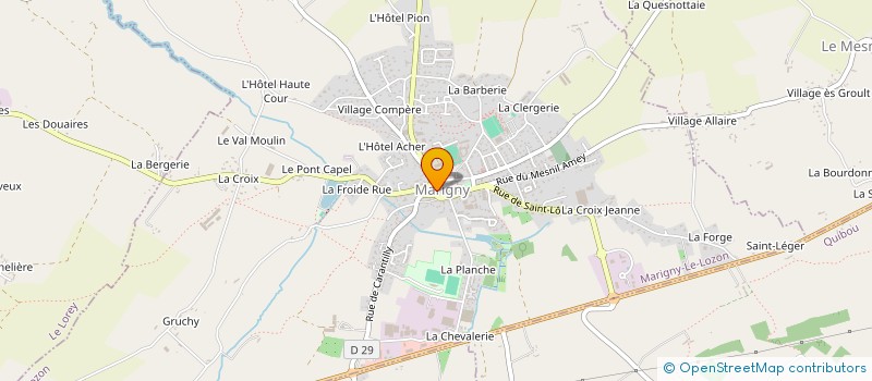 localisation de l'entreprise DU LOZON  MARIGNY-LE-LOZON