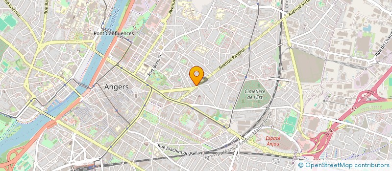 localisation de l'entreprise DU LUTIN à ANGERS