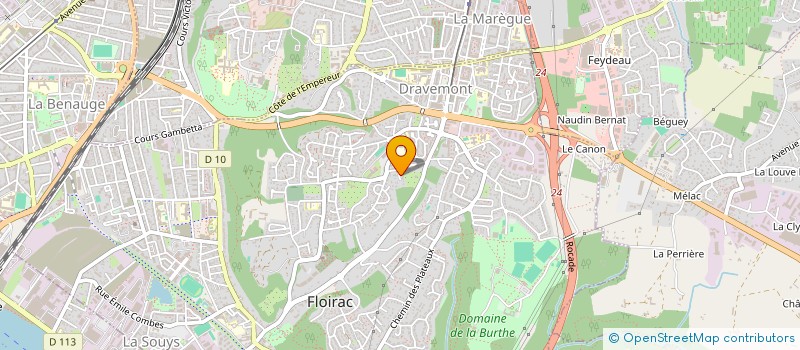 localisation de l'entreprise DU LYS  FLOIRAC