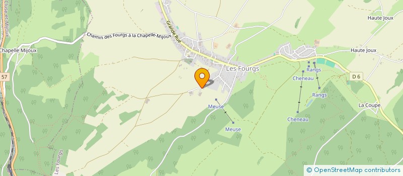 localisation de l'entreprise DU LYS MARTAGON  LES FOURGS