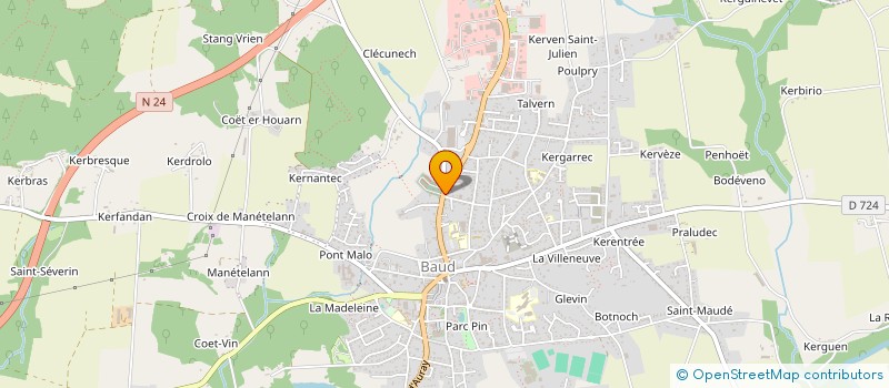 localisation de l'entreprise DU MAGNOLIA  BAUD