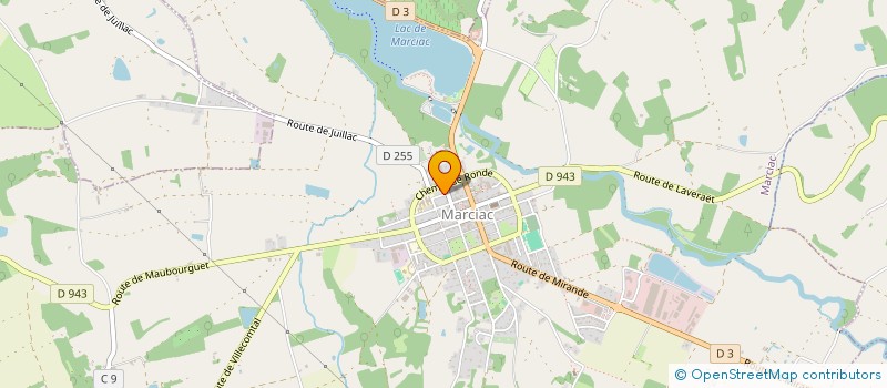 localisation de l'entreprise DU MAHOURAT  LAVERAET