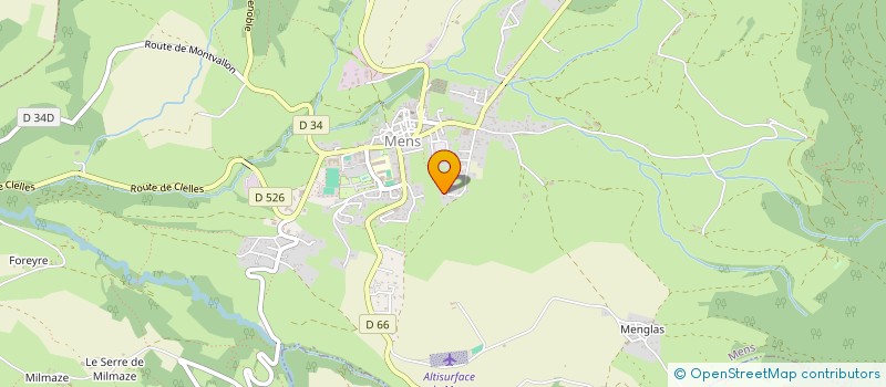 localisation de l'entreprise DU MAIL  LAVARS