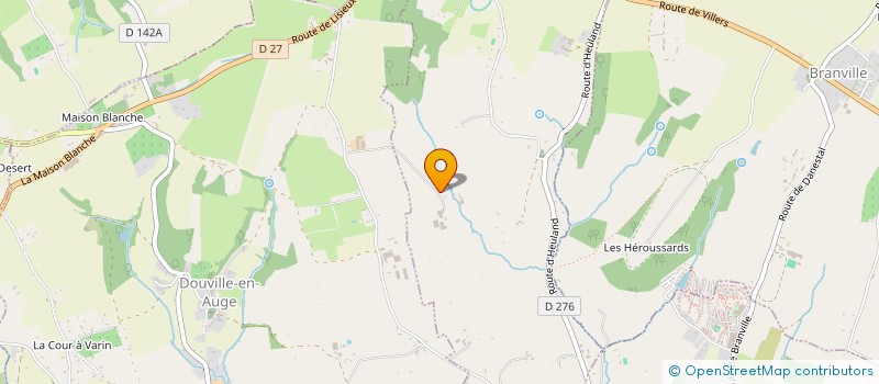 localisation de l'entreprise DU MANOIR  DOZULE