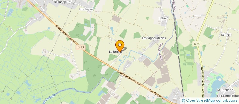 localisation de l'entreprise DU MANOIR DE LA BROSSE à VILLENEUVE-EN-RETZ
